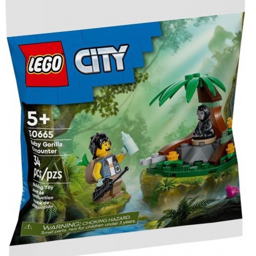 30665 Baby Gorilla Encounter polybag (2024) - Ny!