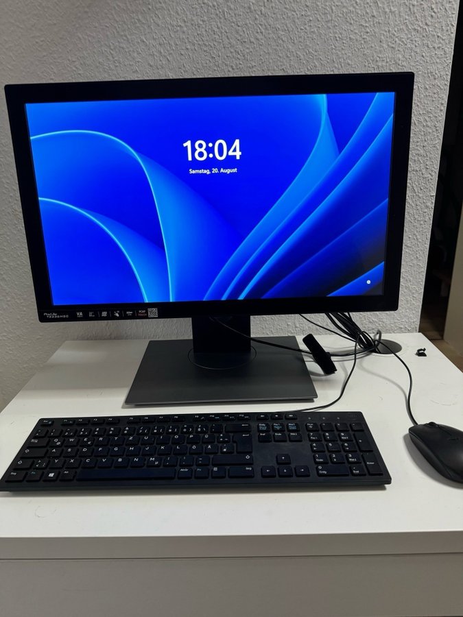 Dell Windows 11 PC mit 22 touchscreen Monitor Homeoffice Intel Core i5 8500T