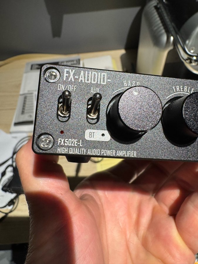 FX-AUDIO FX-502E-L Högkvalitativ ljudförstärkare