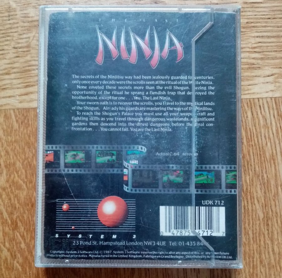 Last Nina (System 3) ->TESTAD<- Commodore 64 / C64 Spel