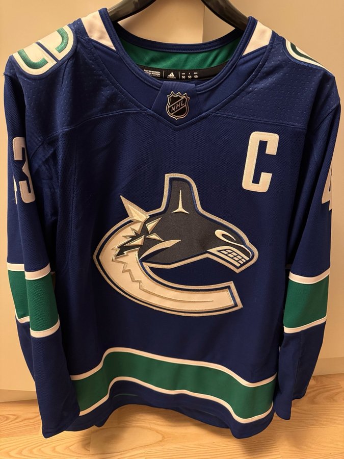 Vancouver Canucks Hughes Authentic Jersey Storlek 50