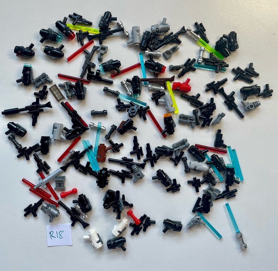 #R18 ÄKTA LEGO star wars vapen till figurer gubbar minifigurer