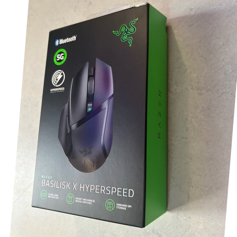 Razer Basilisk X Hyperspeed - trådlös gaming mus