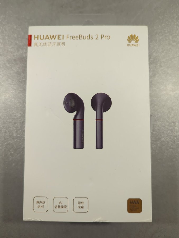 HUAWEI Freebuds 2 Pro TWS Bluetooth Earbuds Wireless Charging - Black, nya!