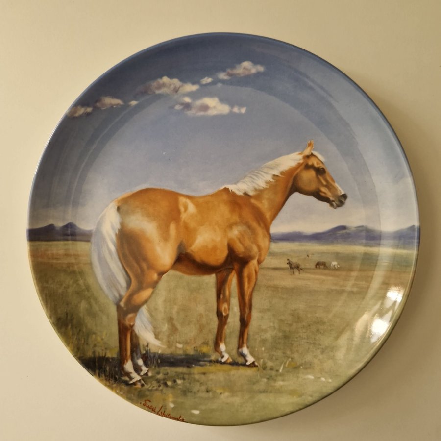 Spode Tallrik - American Quarterhorse