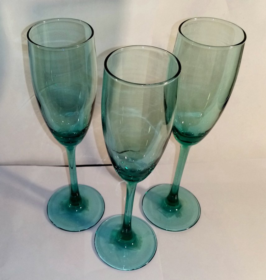 AQUA flute, 3 st champagneglas, Luminarc, France