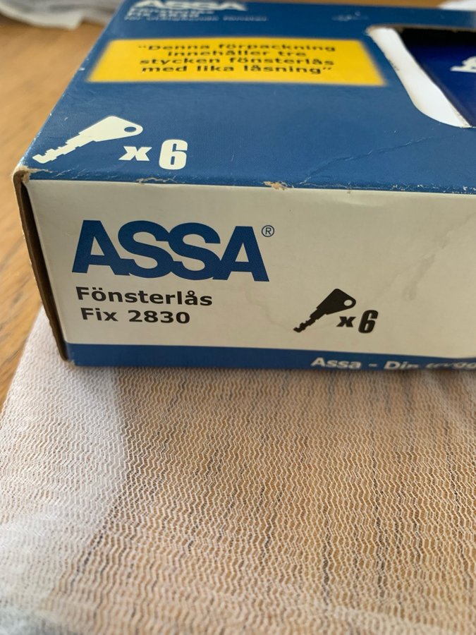 Assa Fönsterlås Fix 2830