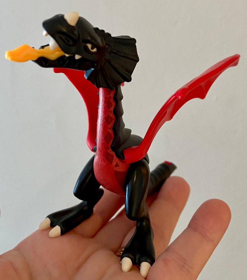 Playmobil Svart/röd drake