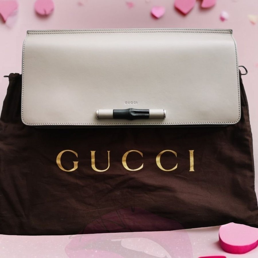 Gucci _ Bamboo _ Clutch _ 37 x 17 x 8 cm