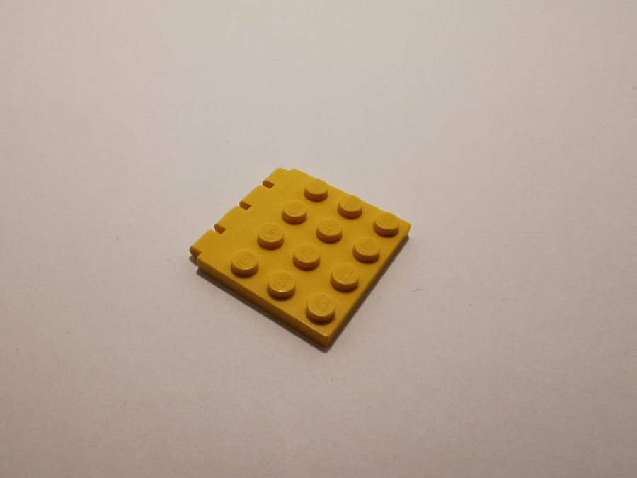 Lego - hinge - ledad - lucka - tak - 4x4 - part 4213 - gul