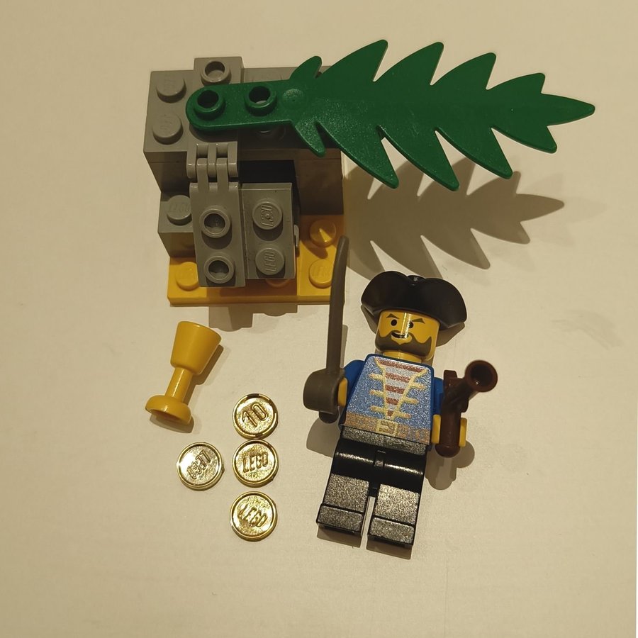 Lego 1747 Pirat med Tillbehör