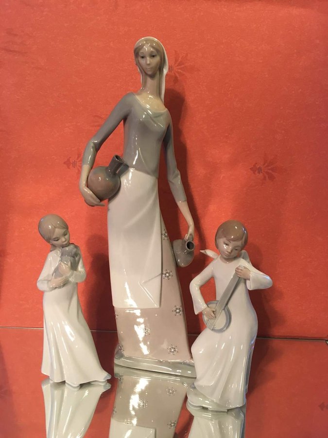 LLADRO Nao Spanienen stor Figurin Porslin  1970-tal