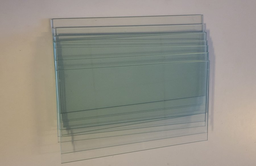 GLASSKIVOR (hyllplan) 165×30