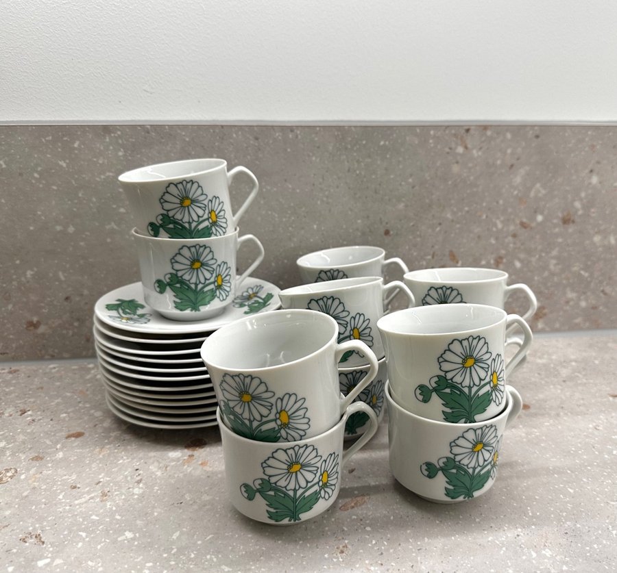 Kaffe/Te Set med Blommor - EPIAG - 24 delar