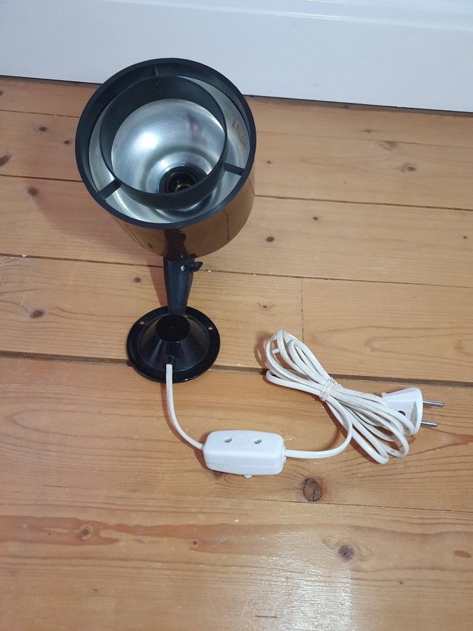 Retro Vintage Brun Sänglampa / Vägglampa från ELINY