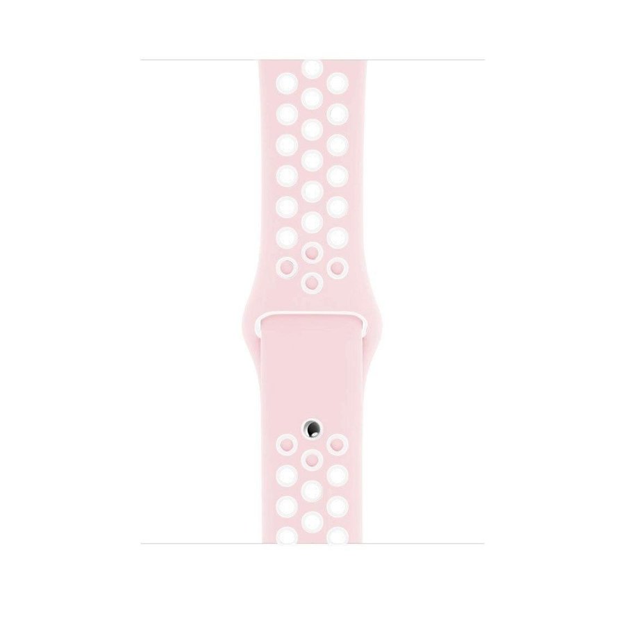 Sport Band 44/45/46/49mm (S/M) Apple Watch Armband - PINK / WHITE