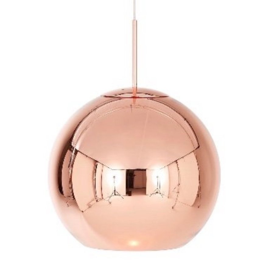 Tom Dixon Copper Round LED stor Taklampa Ø45 design taklampa butiks pris 10400kr