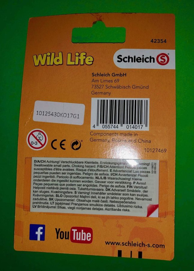 Nytt Schleich 42354 tillbehör Spade Karta Yxa Wild Life