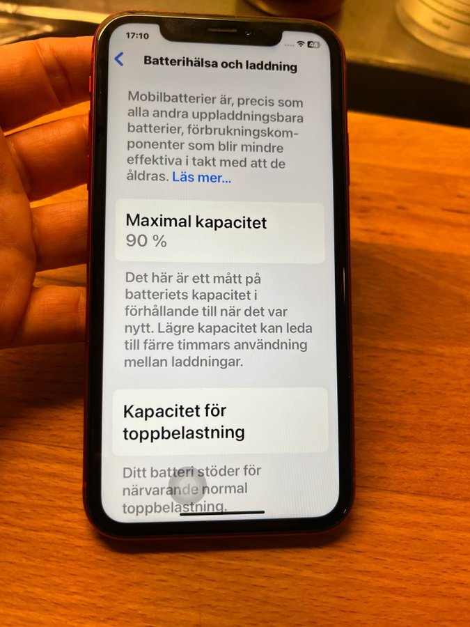 iPhone XR Röd 128 gb