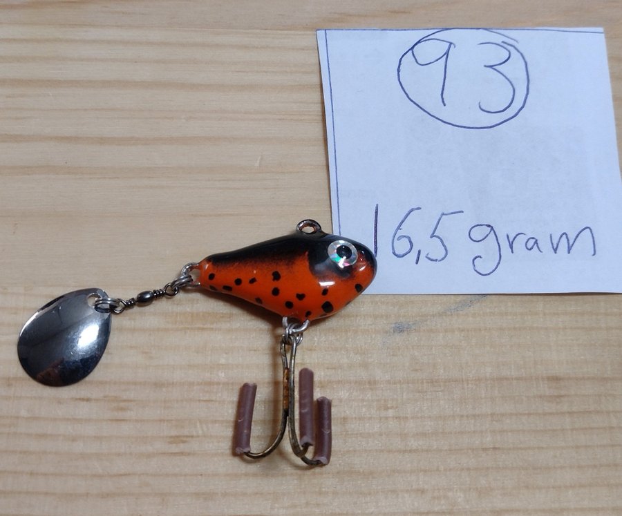 Tail Spinner 16,5 gram (handgjord) nummer 93