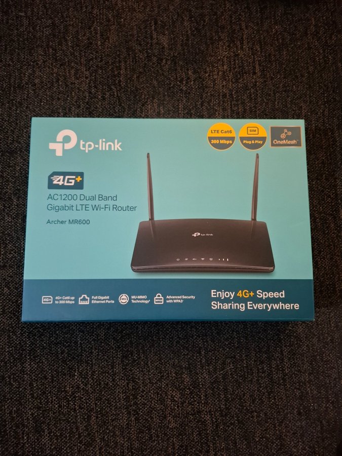 Ny! TP-link Archer AC1200 4G+ LTE -router med inbyggt modem MR600