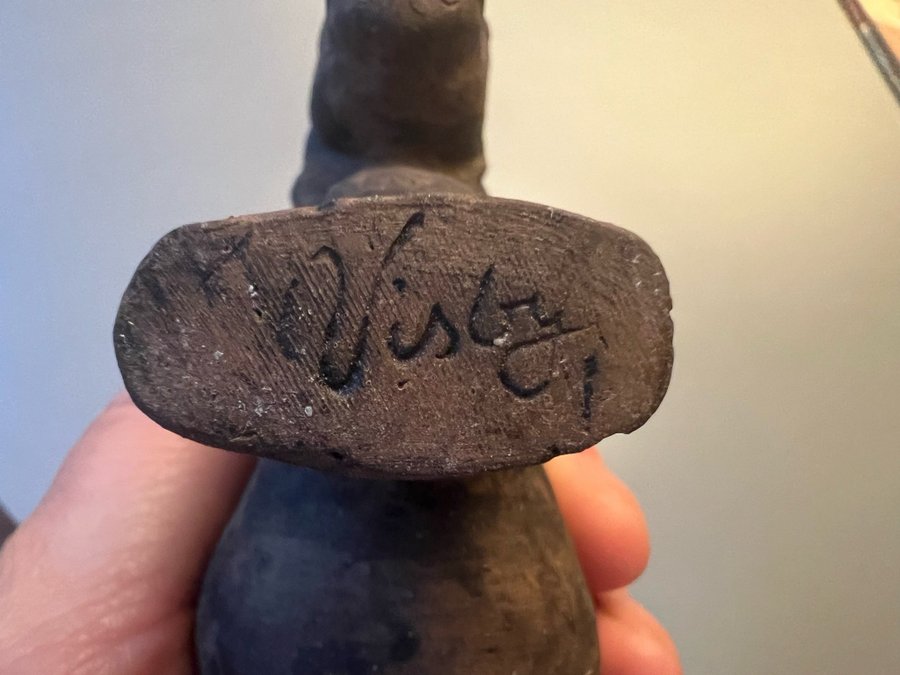 Szilasi Visby äldre HÄST SKULPTUR FIGURIN keramik vintage