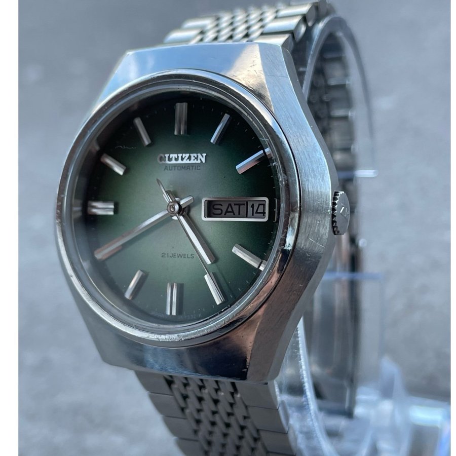 Citizen Automatic 21 jewels kaliber 6501 från januari 1974