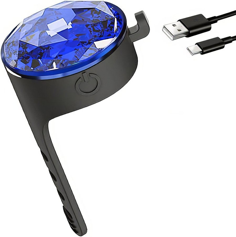 NY Laddbar LED-lampa för hundhalsband | USB-C | Vattentät | 16-40 timmar/ladd