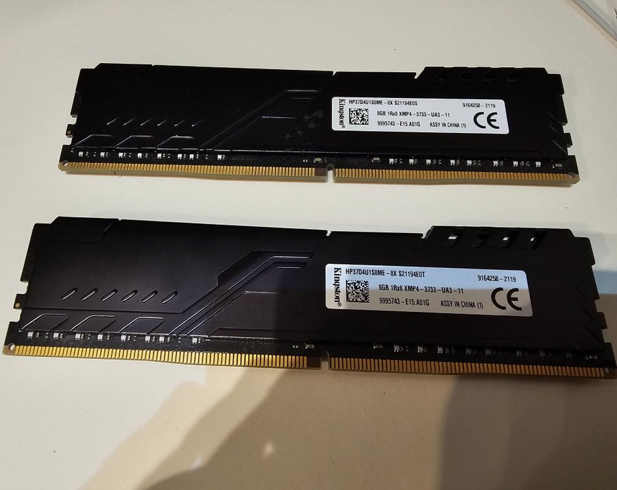 2x 8GB DDR4 RAM