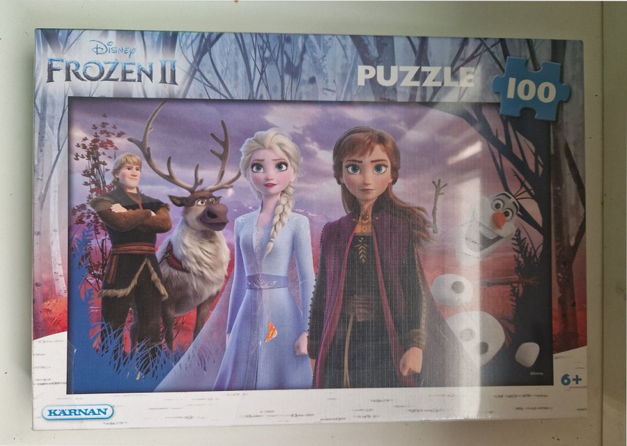 Pussel 100 bitar Frozen