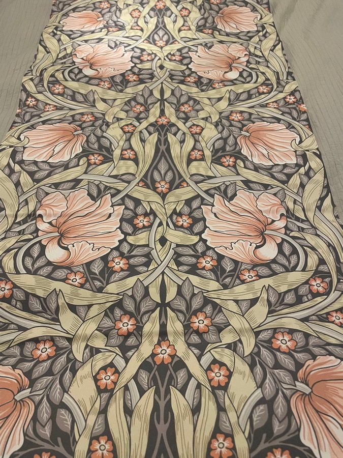 Decorplast vinyl tapet William Morris print (rosa)