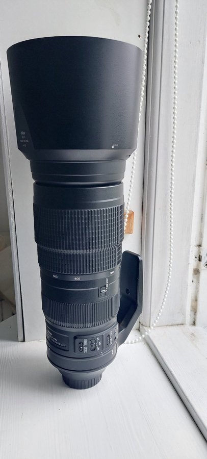 Nikon AF-S Nikkor 200-500mm f/56E ED VR zoom tele objektiv - Perfekt stand