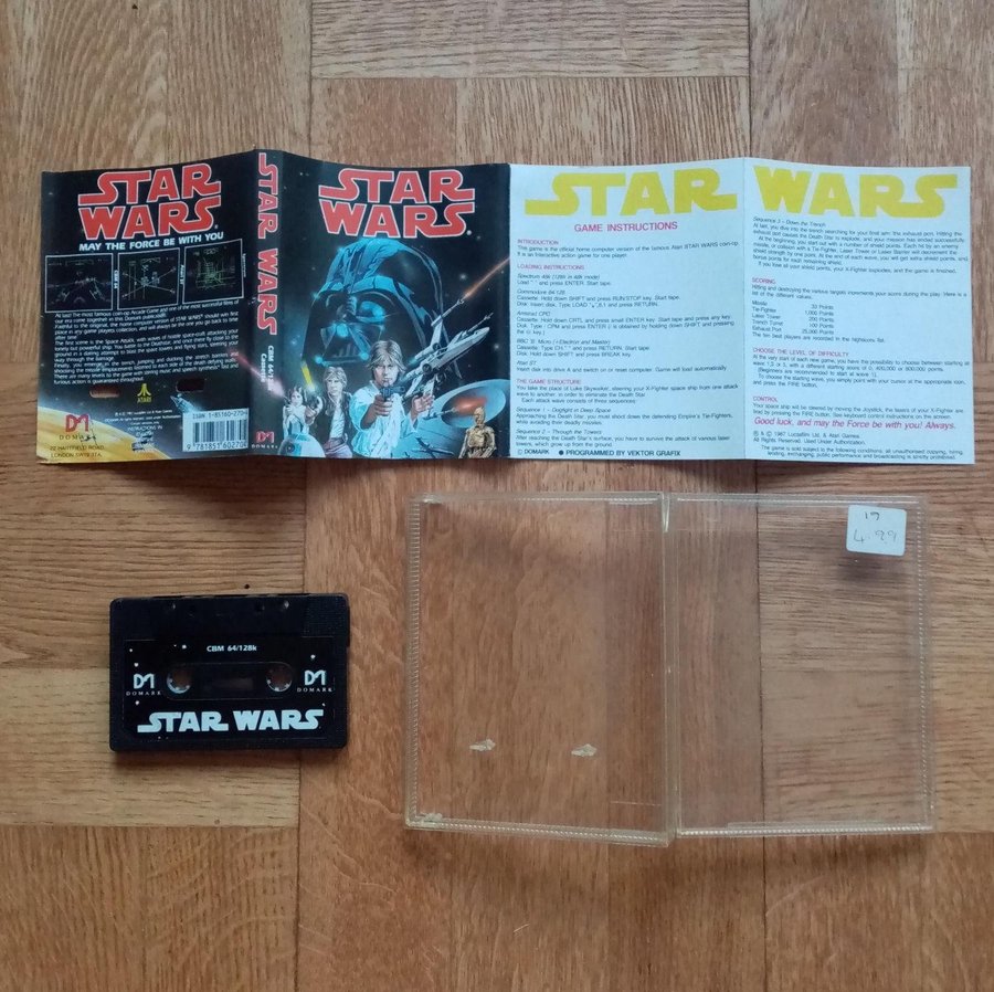 Star Wars (Domark) ->TESTAD<- Commodore 64 / C64 Spel