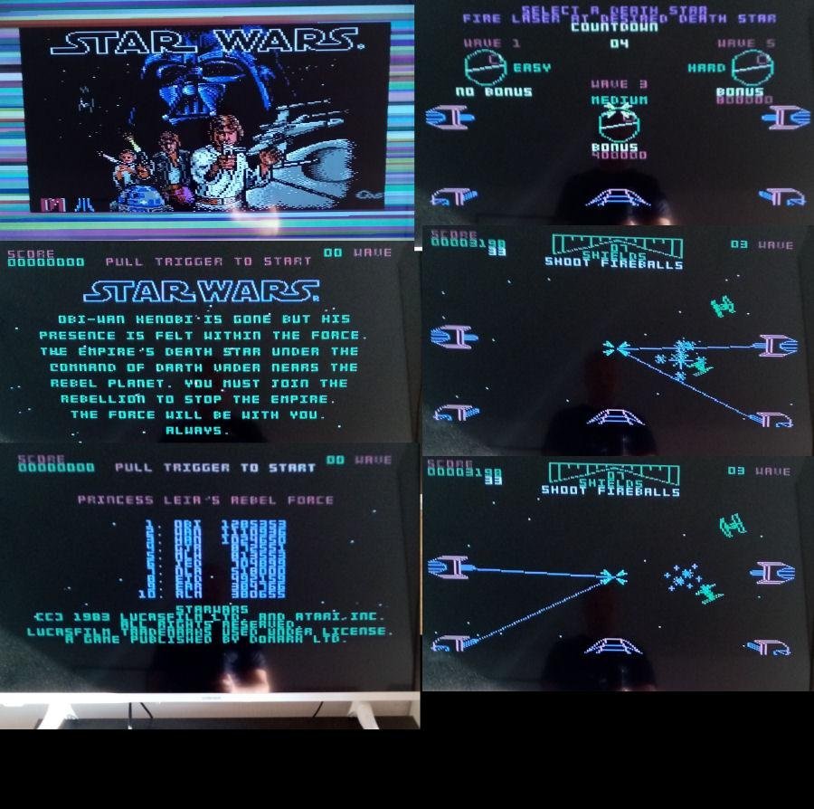 Star Wars (Domark) ->TESTAD<- Commodore 64 / C64 Spel