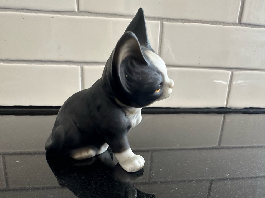 Söt liten keramik kattfigur HK Osamu