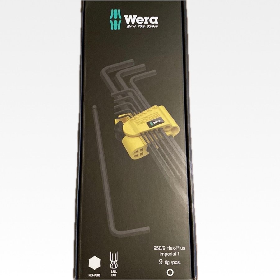 Wera 950/9 Hex-Plus Imperial 1 Insexnyckelsats