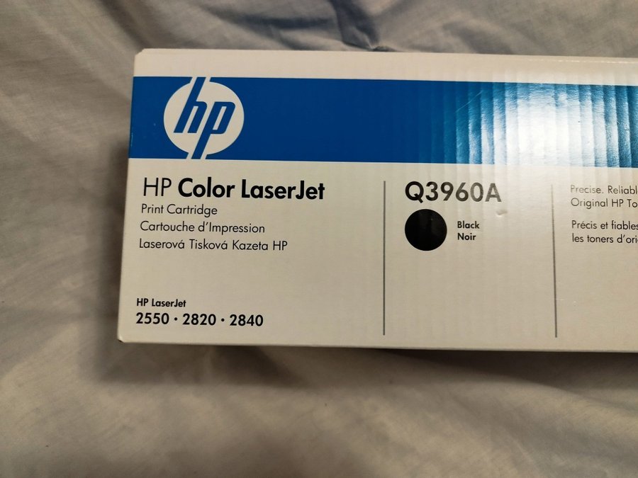 HP Color LaserJet Q3960A Black Original HP Toners HELT NY