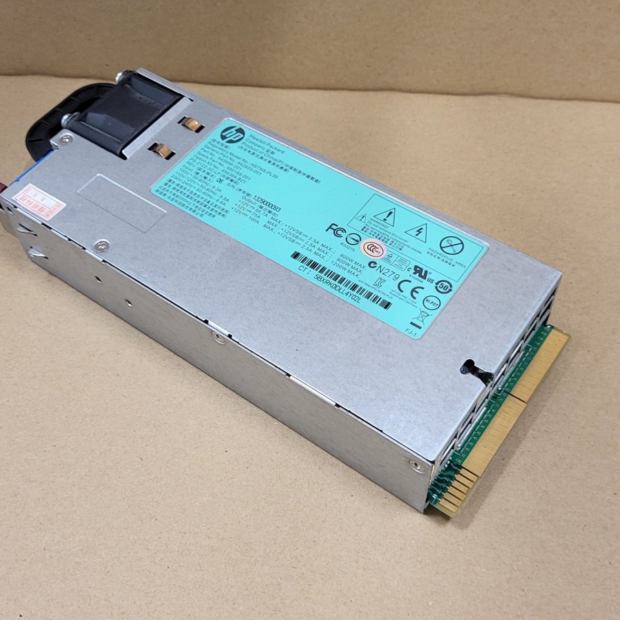 10st HP Server PSU HSTNS-PL30 1200w - Garanti