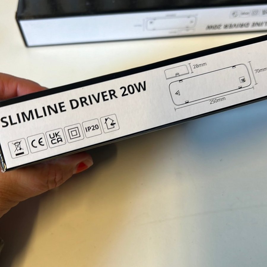 Slimline Driver 20W SG 3 st nya