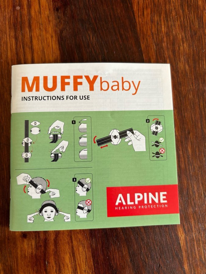 Hörselkåpor Hörselskydd Muffy baby Alpine