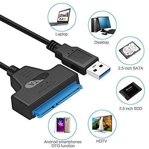 USB 3.0 till Sata Extern Hårddisk Adapter - Snabb Frakt