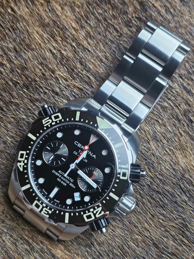 Certina Action Diver Chronopragh C013.427.11.051.00 - Næsten Som Ny