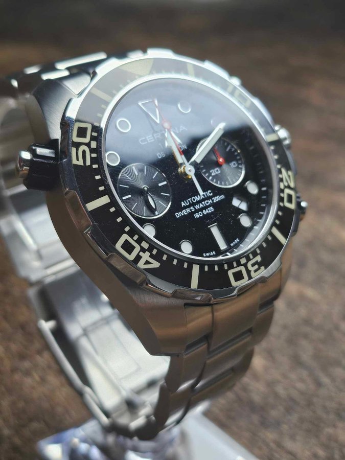 Certina Action Diver Chronopragh C013.427.11.051.00 - Næsten Som Ny