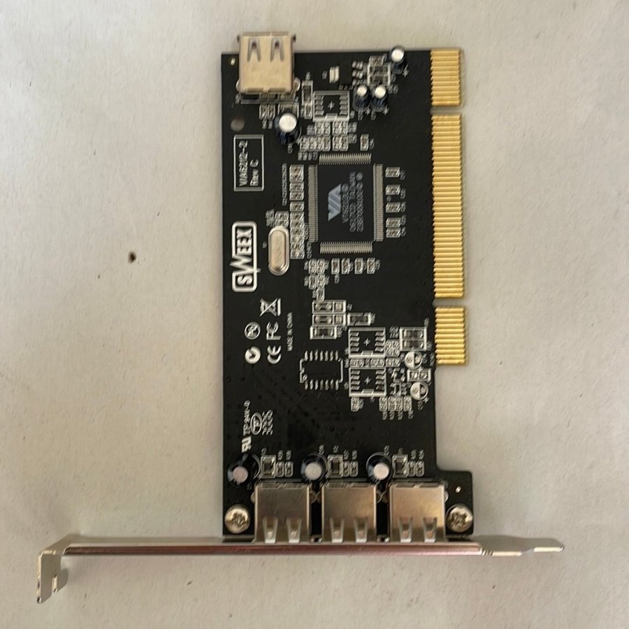 USB PCI kort 3 st