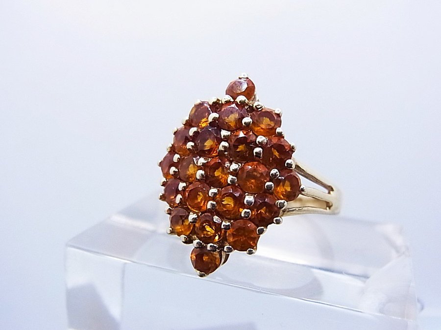 DESIGNER CITRIN RING 3,5 KARTA