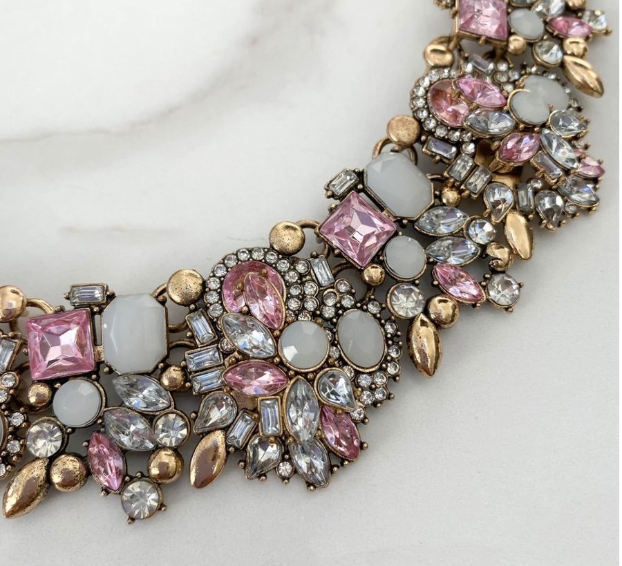 Statement halsband ROSA ZARA helt ny till fest/bal/bröllop