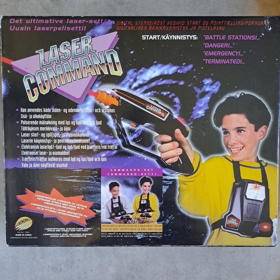 Laser Command - Laserpistolsspel för 2 spelare