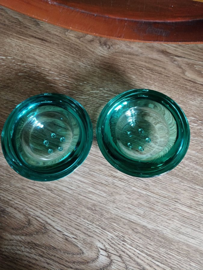 Iittala ljuslyktor Ballo, gröna