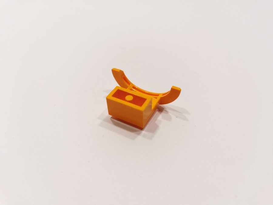 Lego - hjulhus - 4x2 1/2 x 1 2/1 - part 98282 - orange