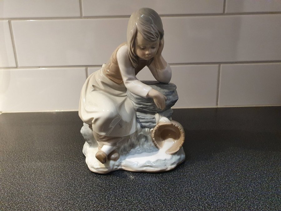 HAND MADE LLADRO FIGURIN I PORSOLIN /SPANIEN /1983 tal